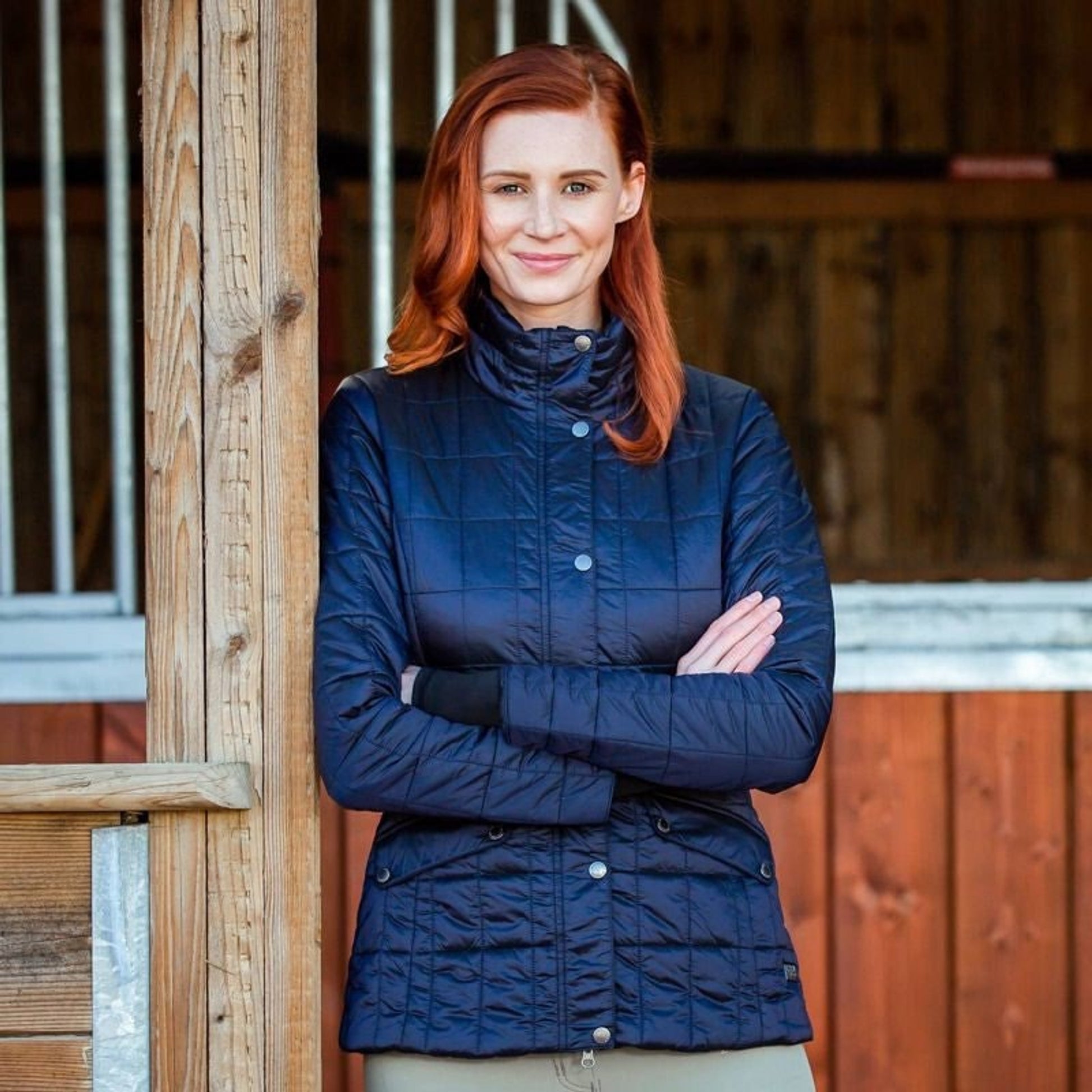 B Vertigo Ladies Julianne Quilted Jacket