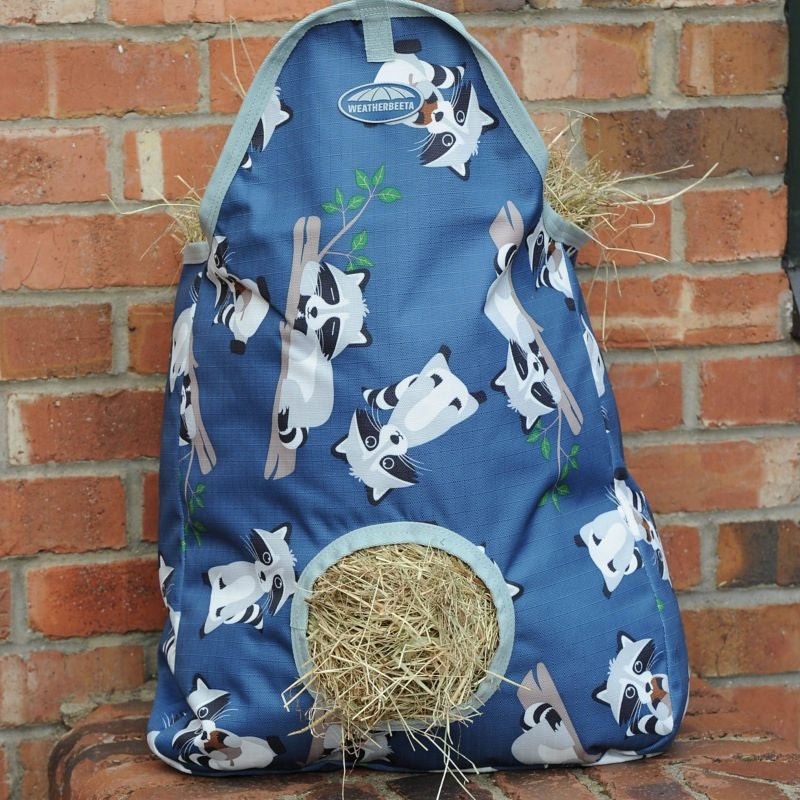 Weatherbeeta Hay Bag 29"H x 16.5" x 6" Racoon Prin