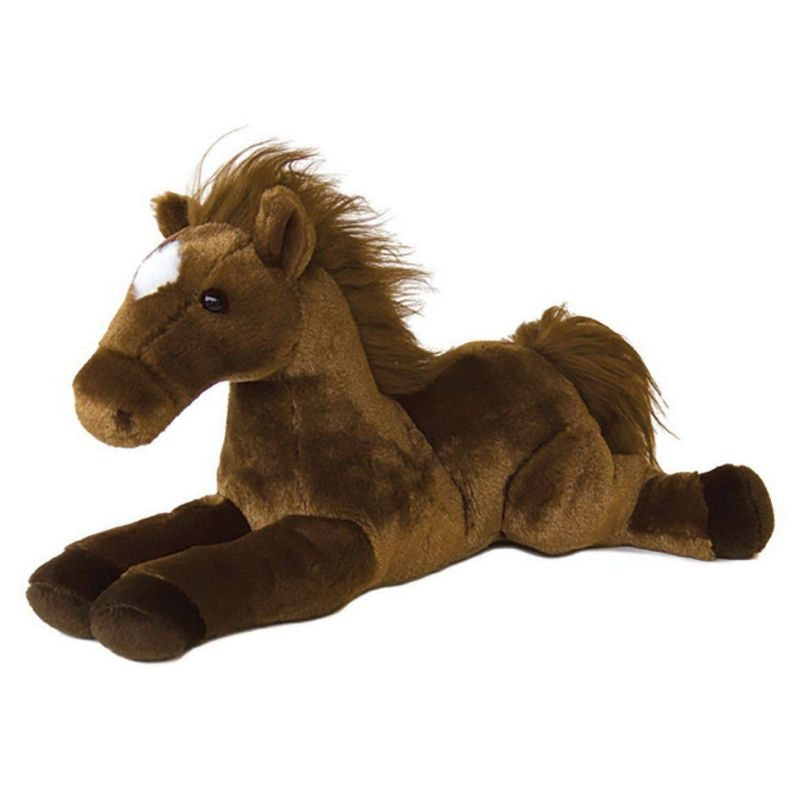 Plush Outlaw Horse 12" Brown