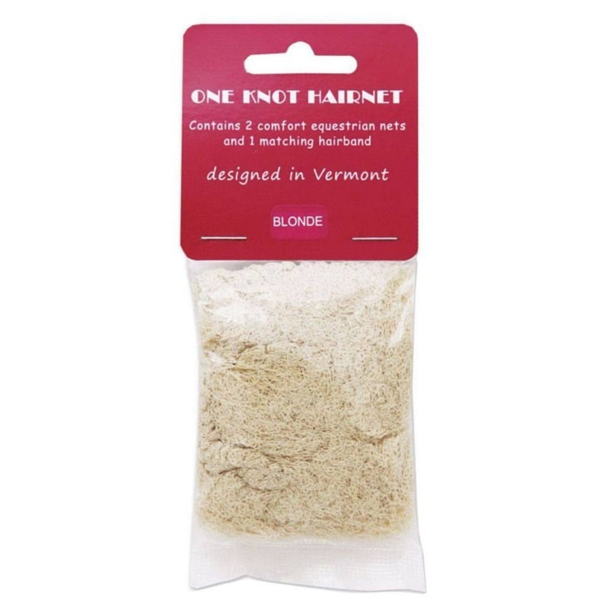 One Knot Hairnet 2 Pack Blonde