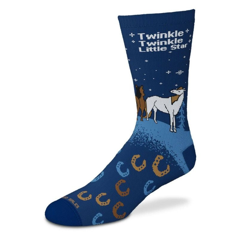 Twinkle Twinkle Socks Adult Blue