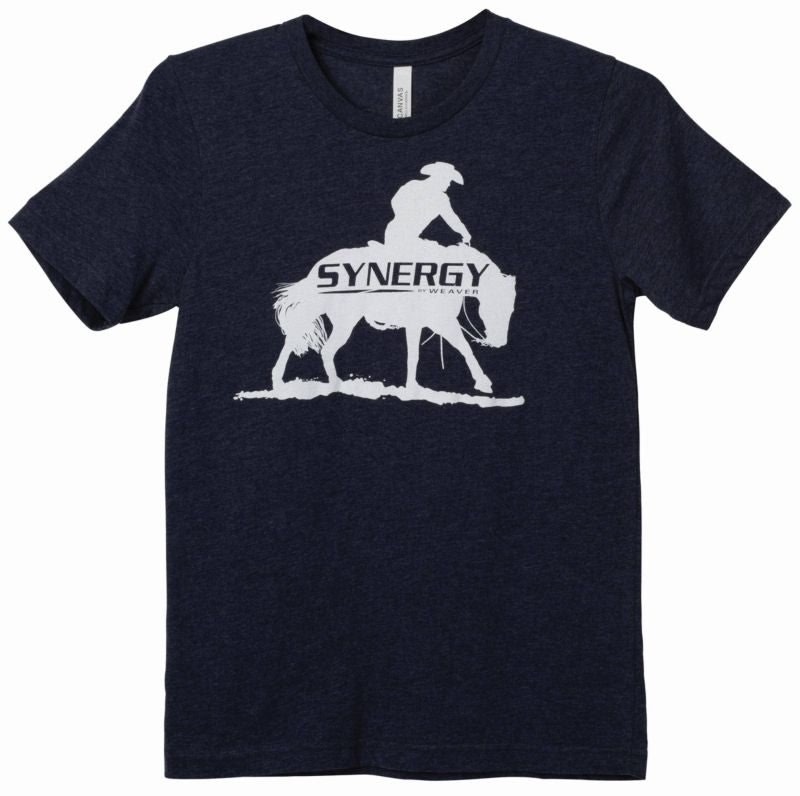 Synergy by Weaver Reining T-Shirt Medium Navy