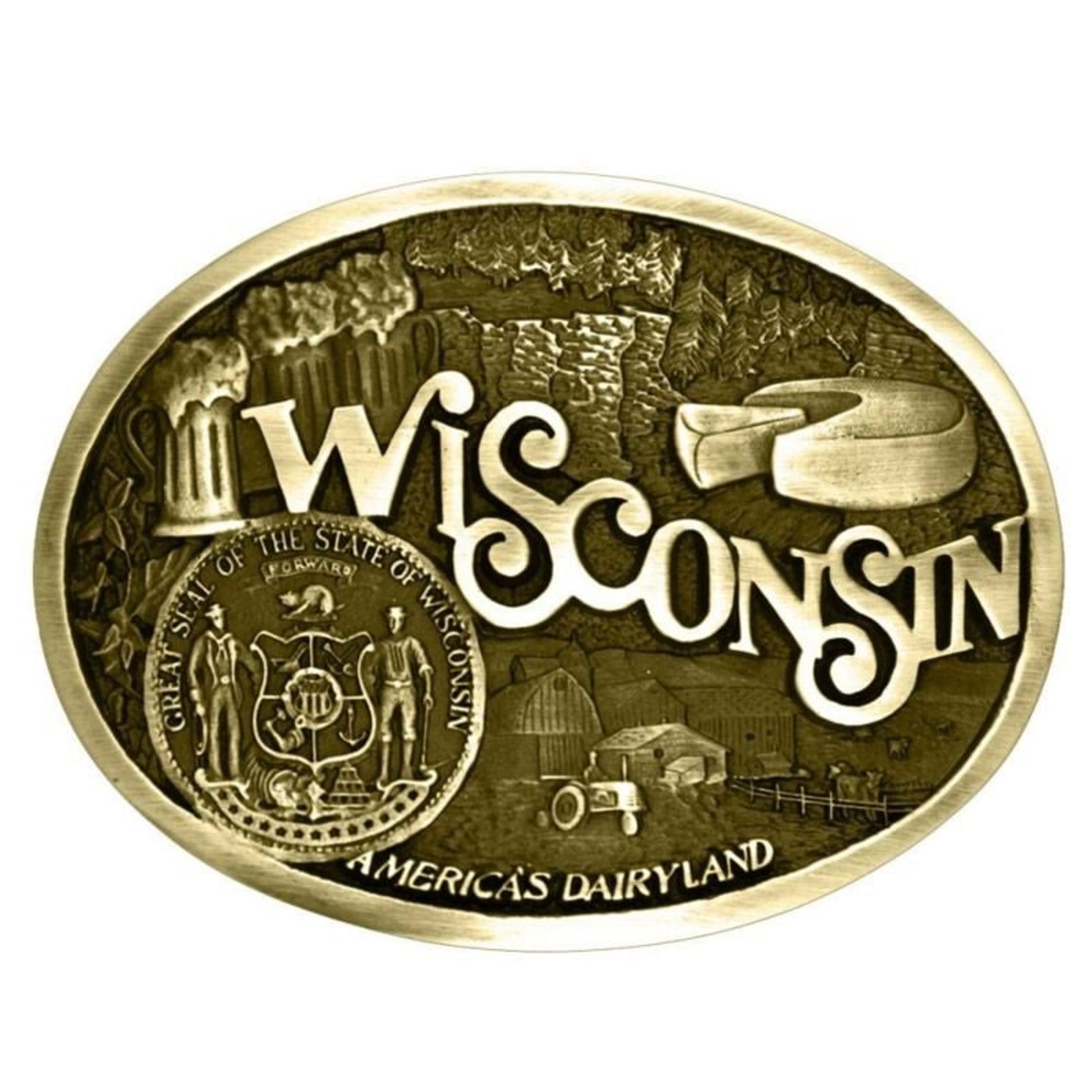 Montana Silversmiths Wisconsin State Heritage Atti