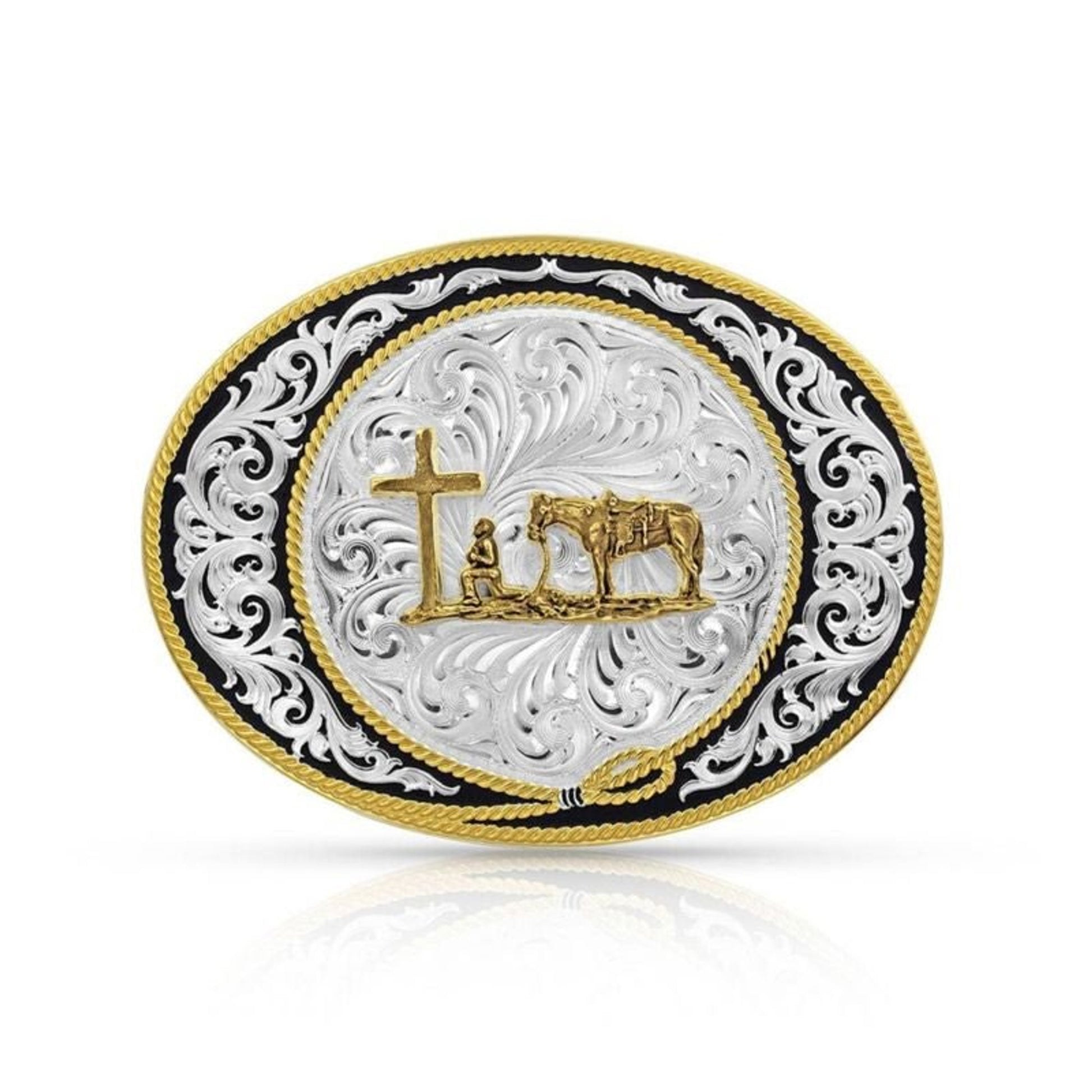 Montana Silversmiths Ranch Rope Christian Cowboy B