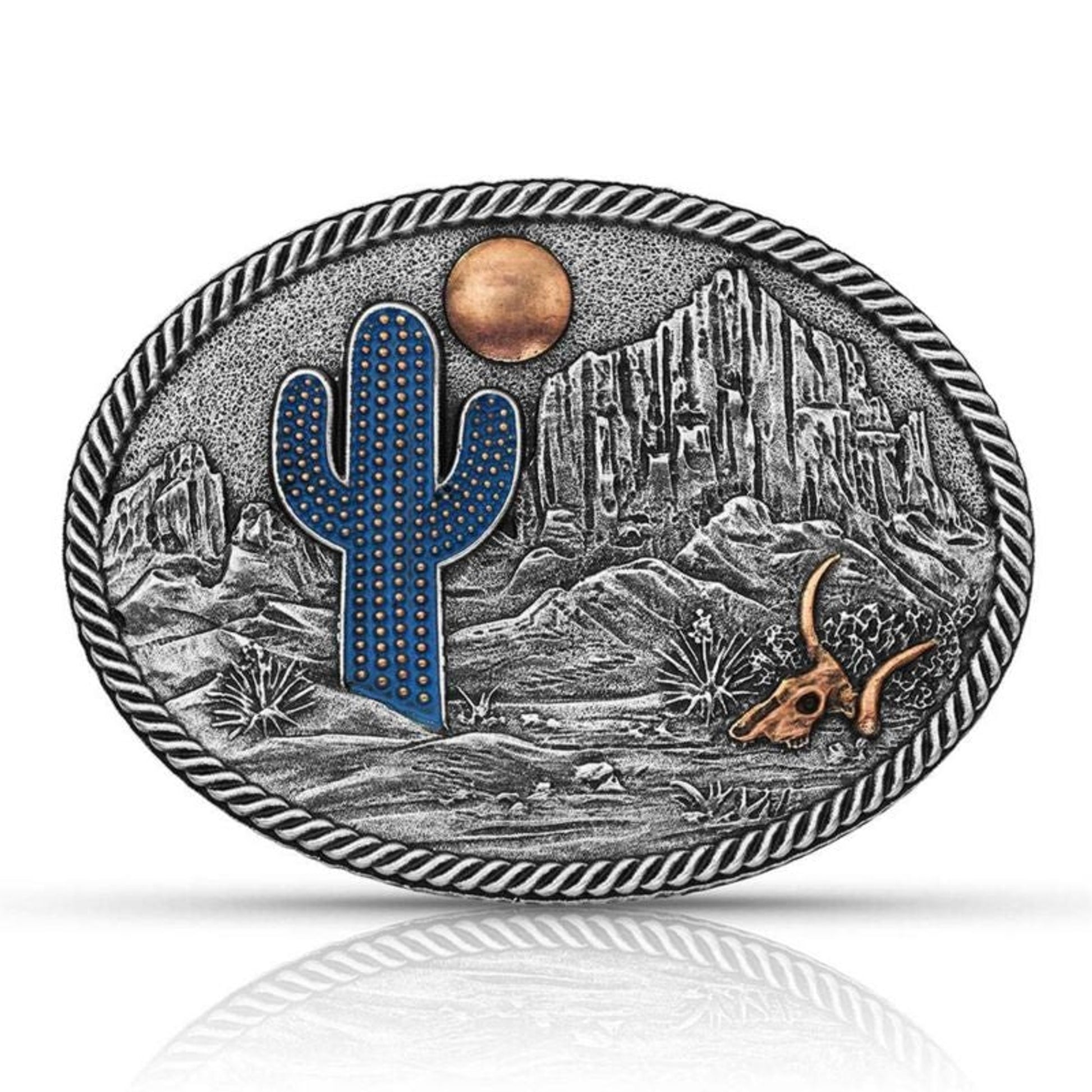 Montana Silversmiths Desert Moon Cactus Attitude B