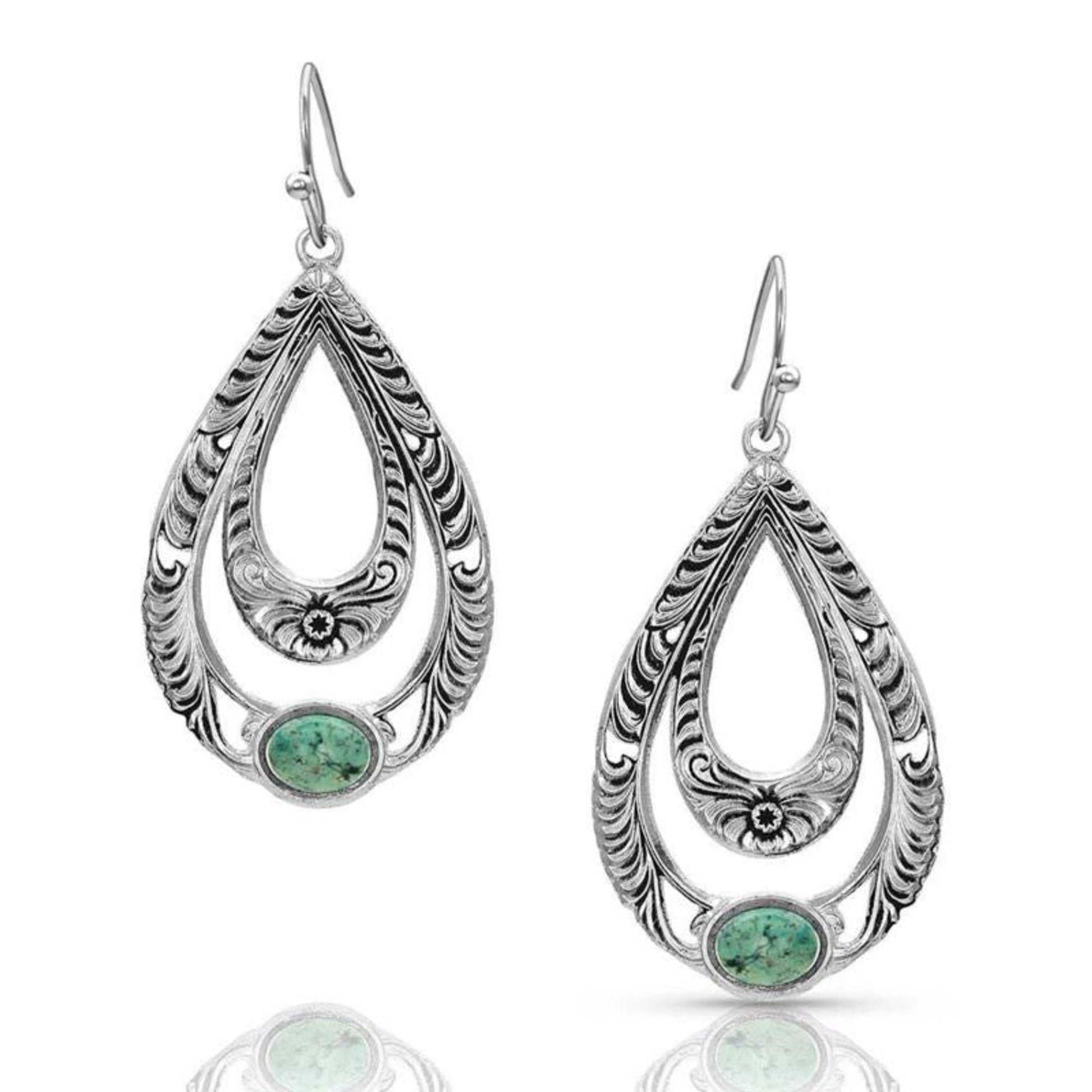 Montana Silversmiths Hidden Canyon Turquoise Earri