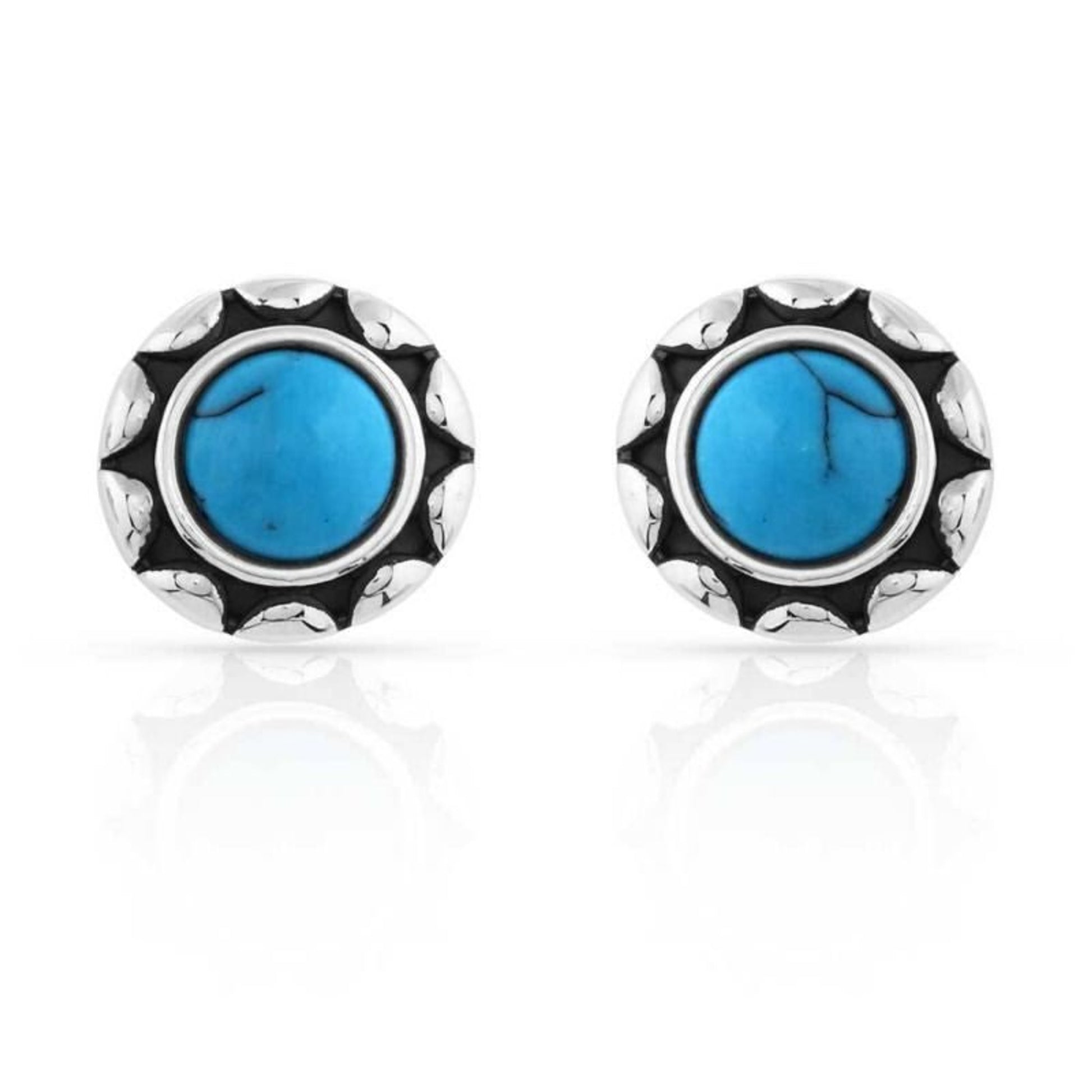 Montana Silversmiths Stellar Studded Turquoise Ear