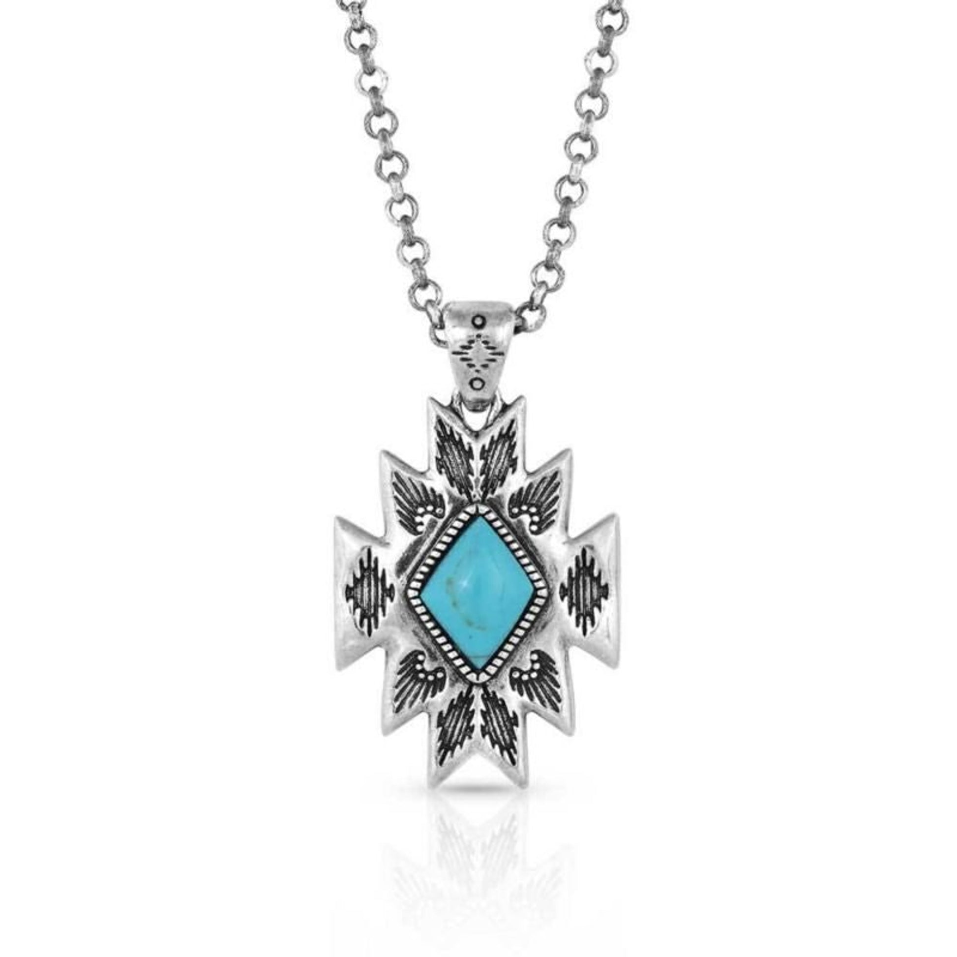 Montana Silversmiths Turquoise Star Pendant Neckla