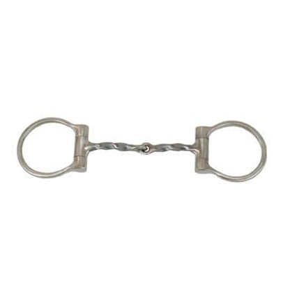 Western SS Twist Snaffle D-Ring Bit