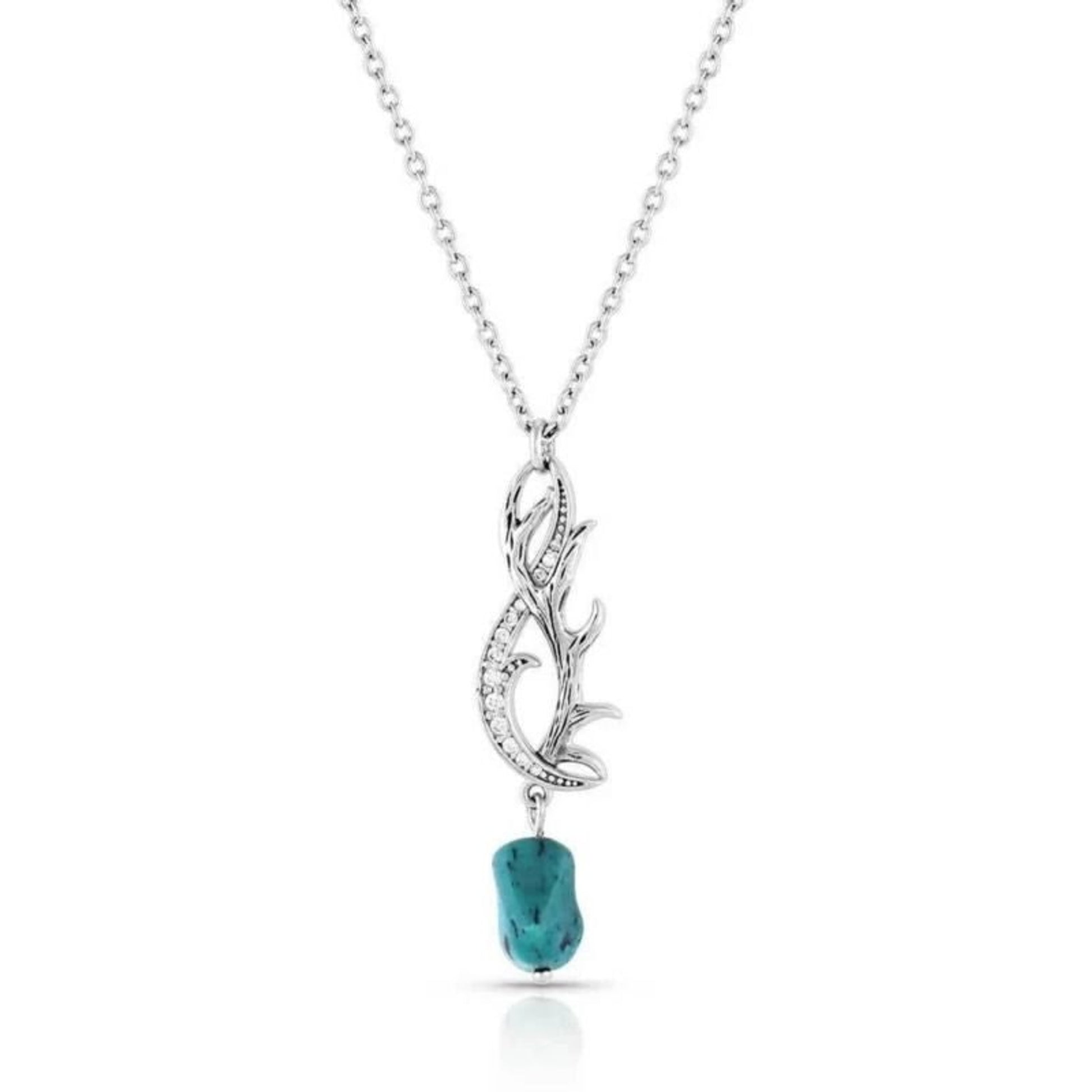 Montana Silversmiths Rooted in Stone Silver Antler