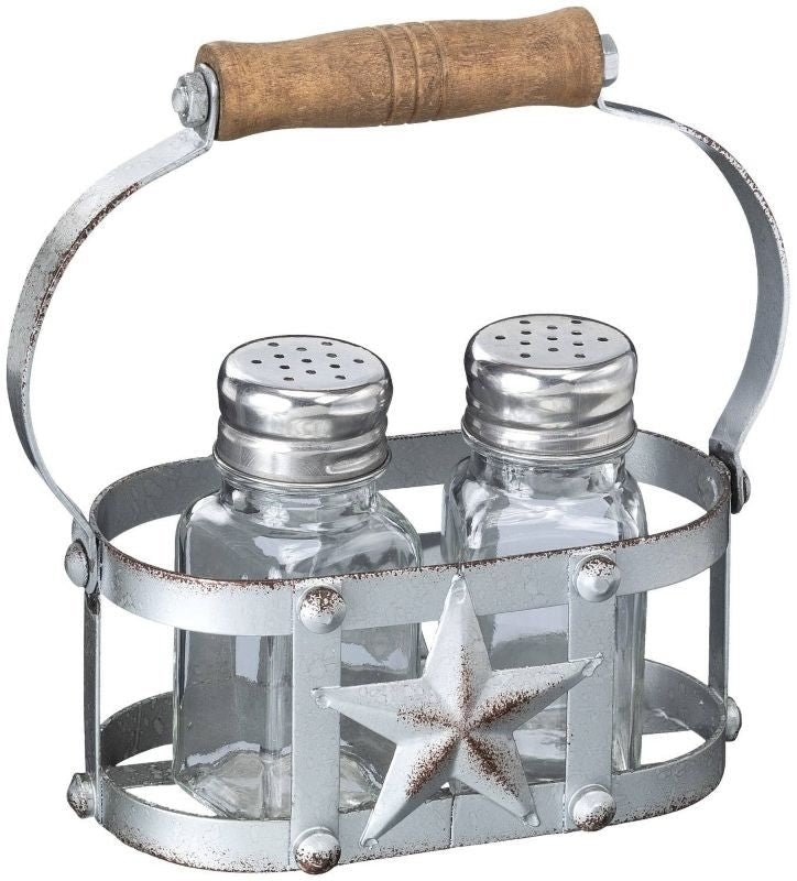 Gift Corral Metal Star Salt/Pepper Set