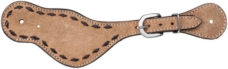 Tough1 Kirby Buckstitch Spur Strap Horse Roughout