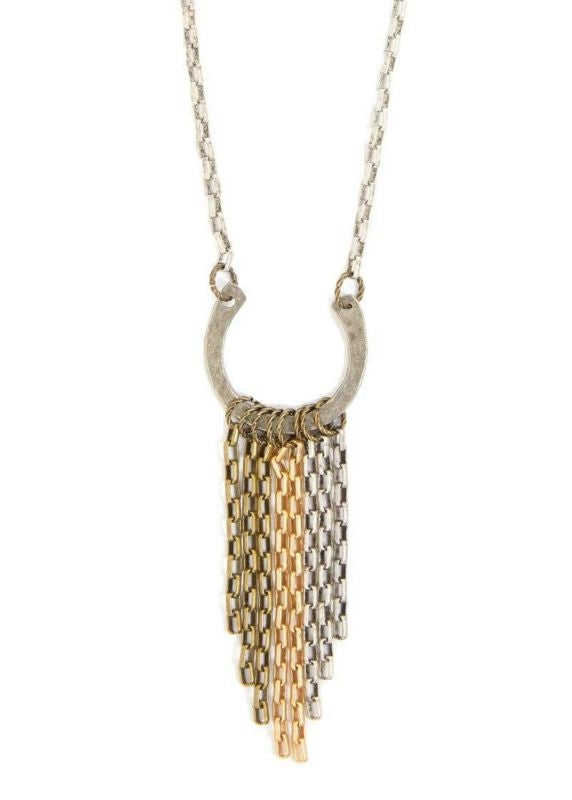 EQL by Kerrits Horseshoe Multi Chain Necklace 13"