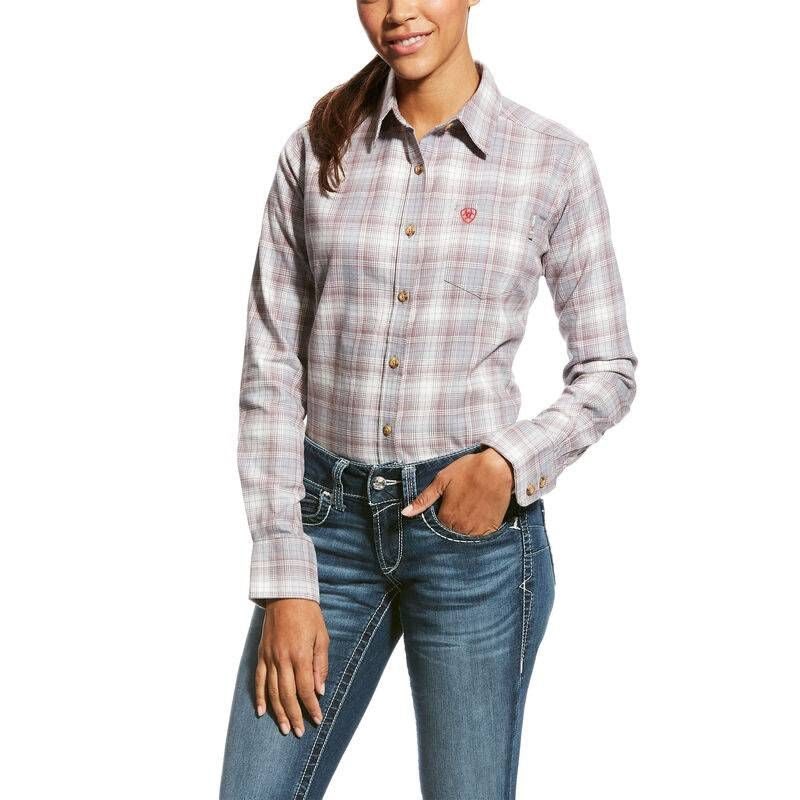 Ariat Ladies FR Jolene Work Shirt Small Multi