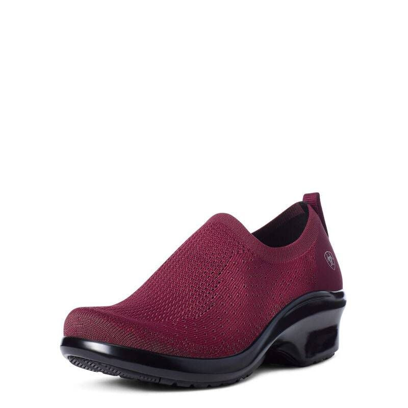 Ariat Ladies VentKnit Expert Clog 8C Pomegranate