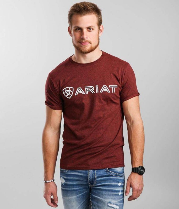 Ariat Mens Modern Streak T-Shirt XX-Large Crimson
