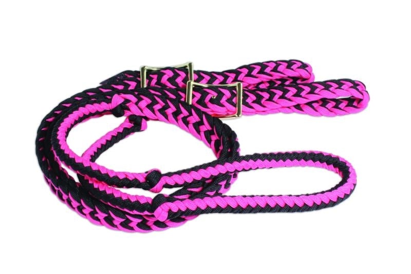 Professionals Choice 5/8" Braided Barrel Reins