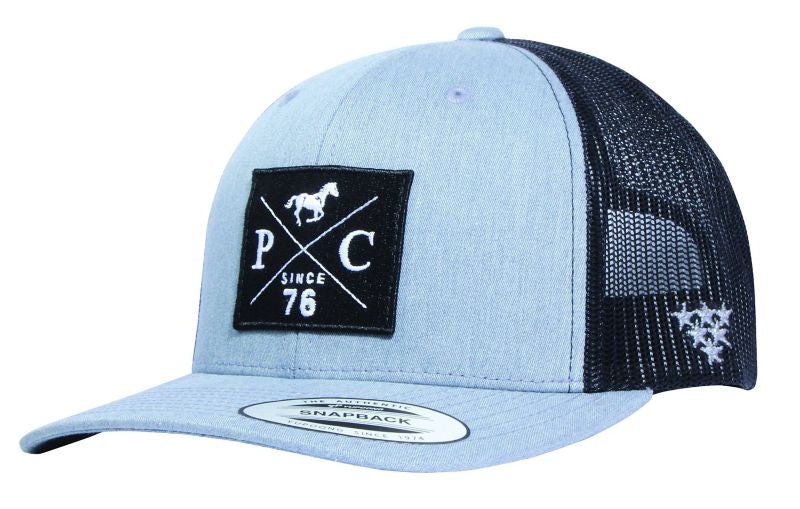 Professionals Choice Retro Trucker Cap Heather/Bla