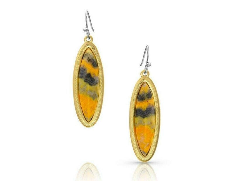 Montana Silversmiths Ladies Gold Bumblebee Jasper