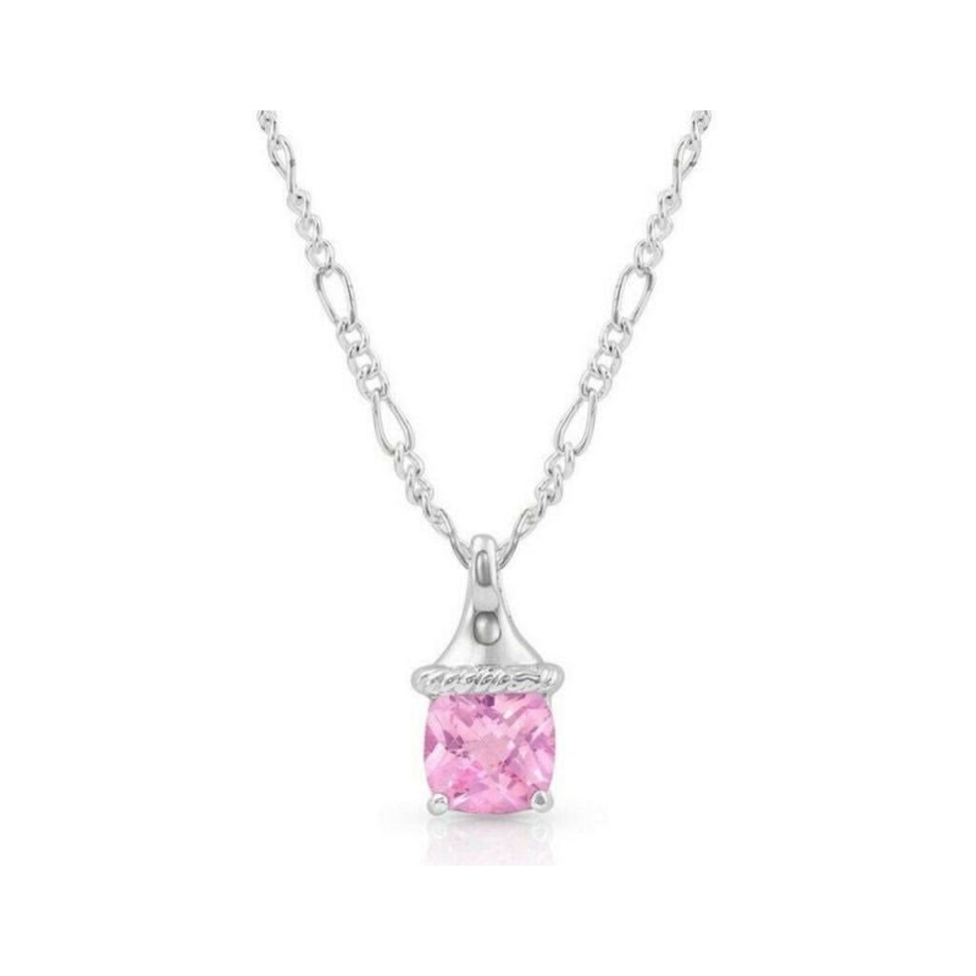 Montana Silversmiths Pink Passion Crystal Necklace