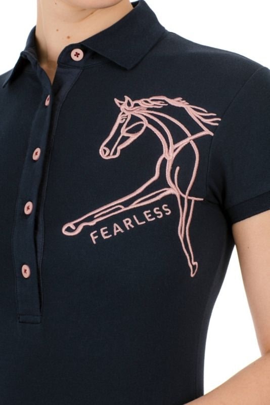 Horseware Ladies Flamboro Polo Large Navy