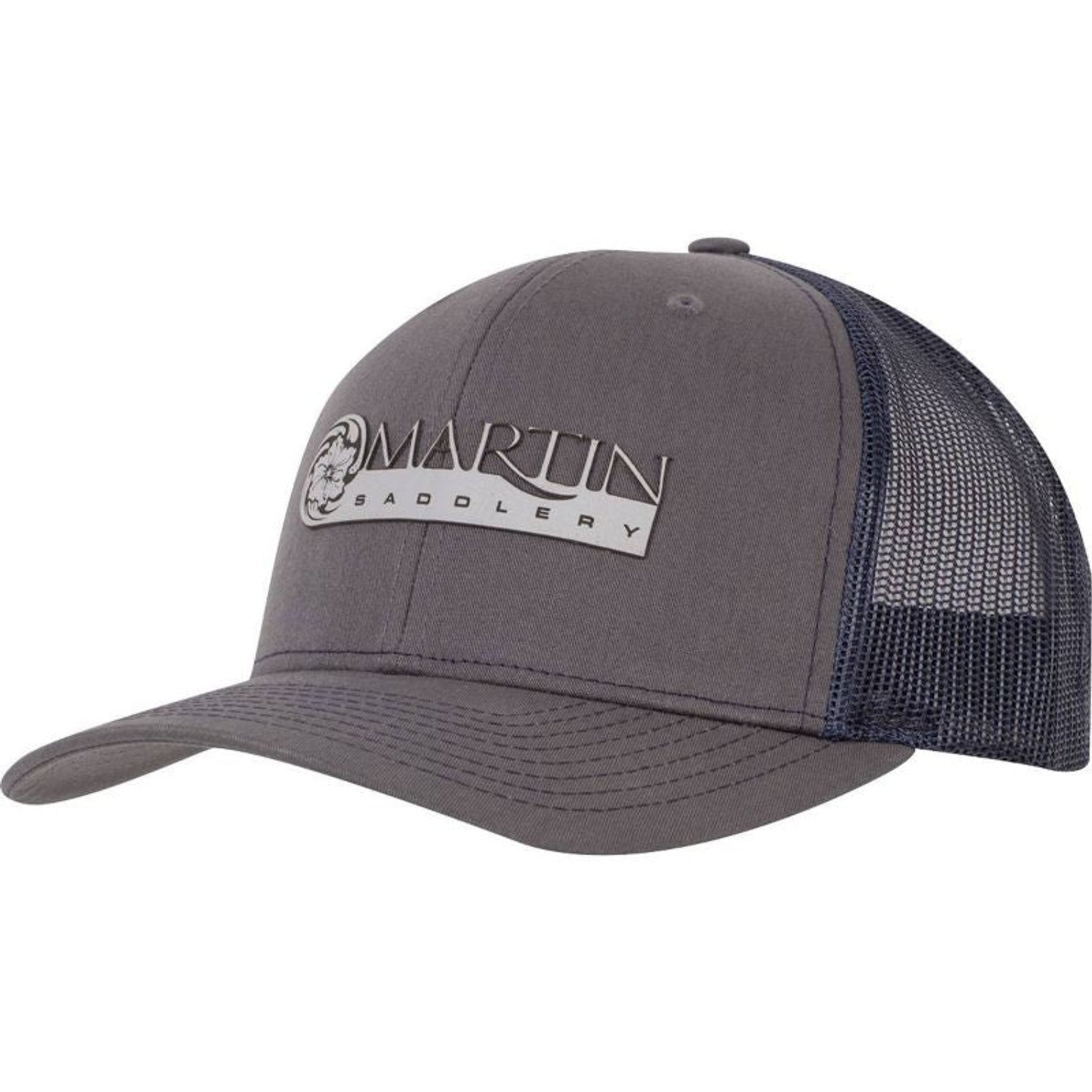 Martin Saddlery Snapback Ball Cap with Faux Leathe