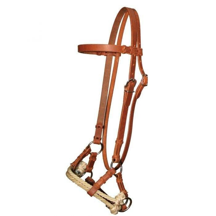Circle Y Side Pull Double Rope Nose Browband Heads