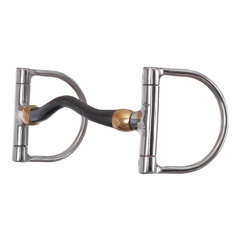 Reinsman Diamond R Ported Mullen Dee Ring Horse
