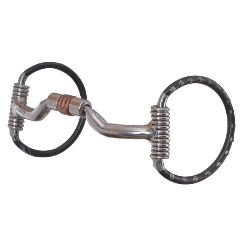 Reinsman Diamond R Ported Roller Dee Ring Bit Hors