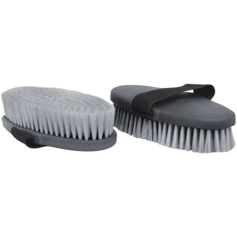 Reinsman Soft Grip Soft Body Brush Grey