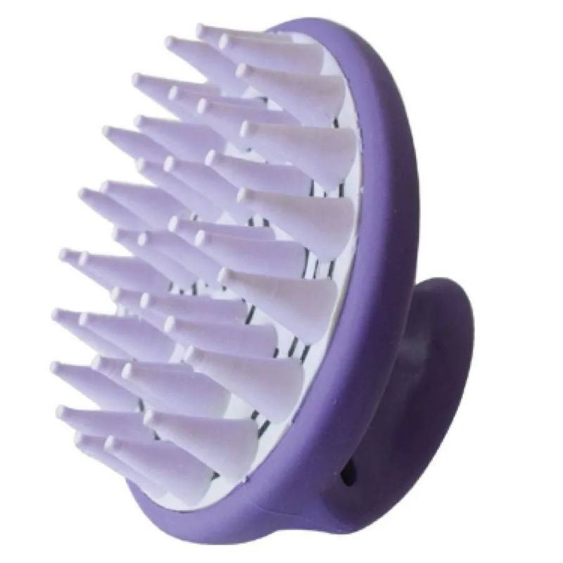 Reinsman Soft Grip Round Curry Comb Purple