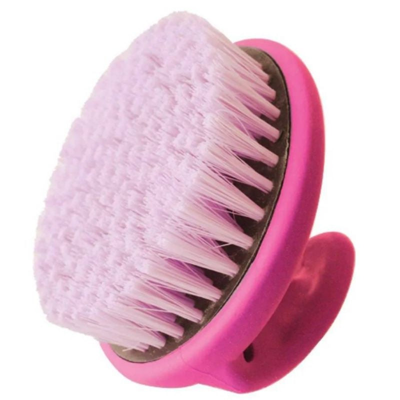 Reinsman Soft Grip Round Soft Bristle Brush Pink