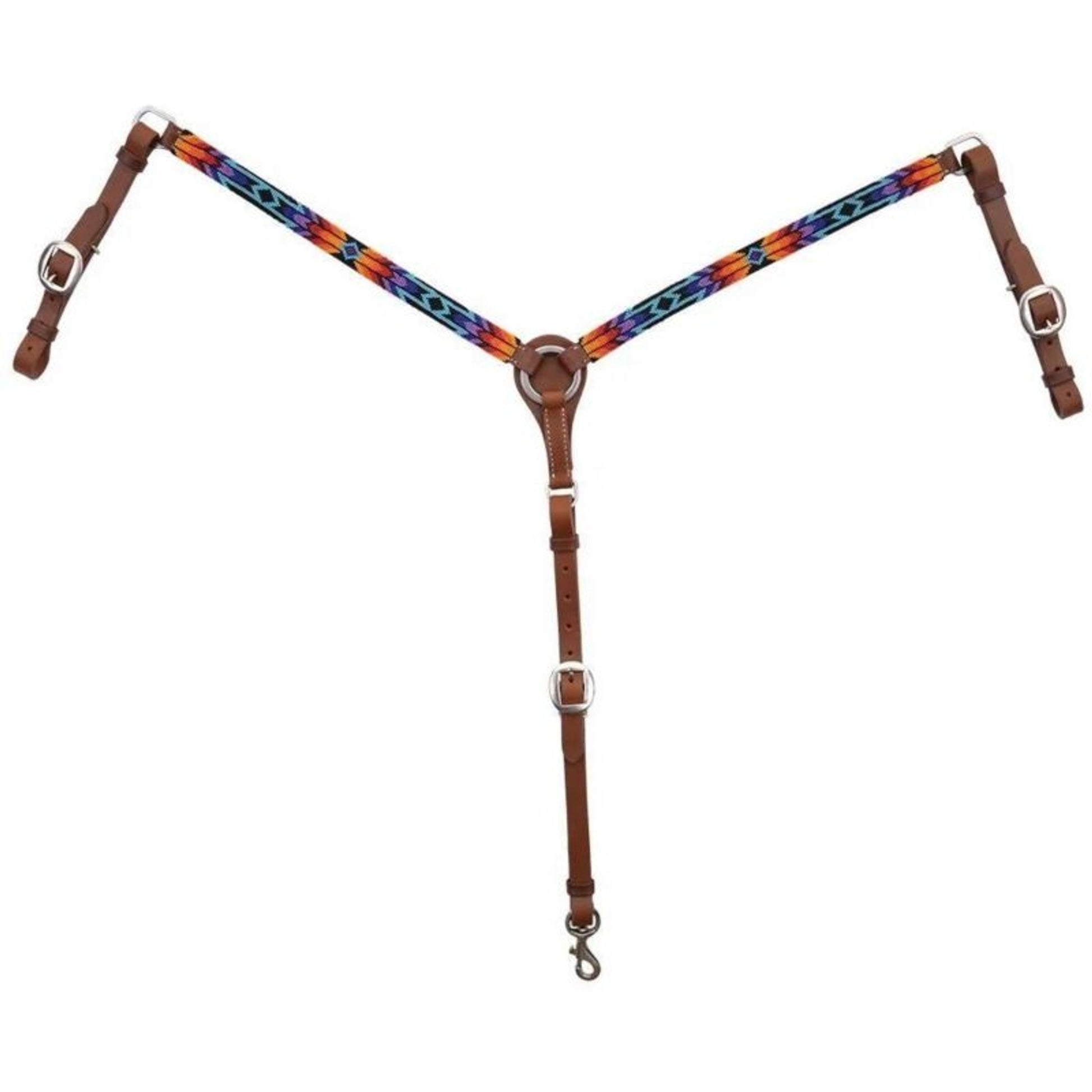 Circle Y Vibrant Infinity Aztec Beaded Breast Coll