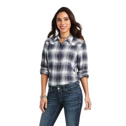 Ariat Ladies REAL Billie Jean Shirt Large Banyan B