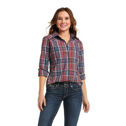 Ariat Ladies REAL Billie Jean Shirt Large Banyan B