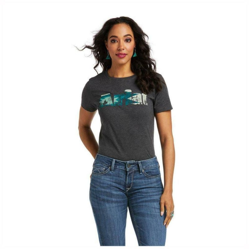 Ariat Ladies Western Type Short Sleeve T-Shirt XX-