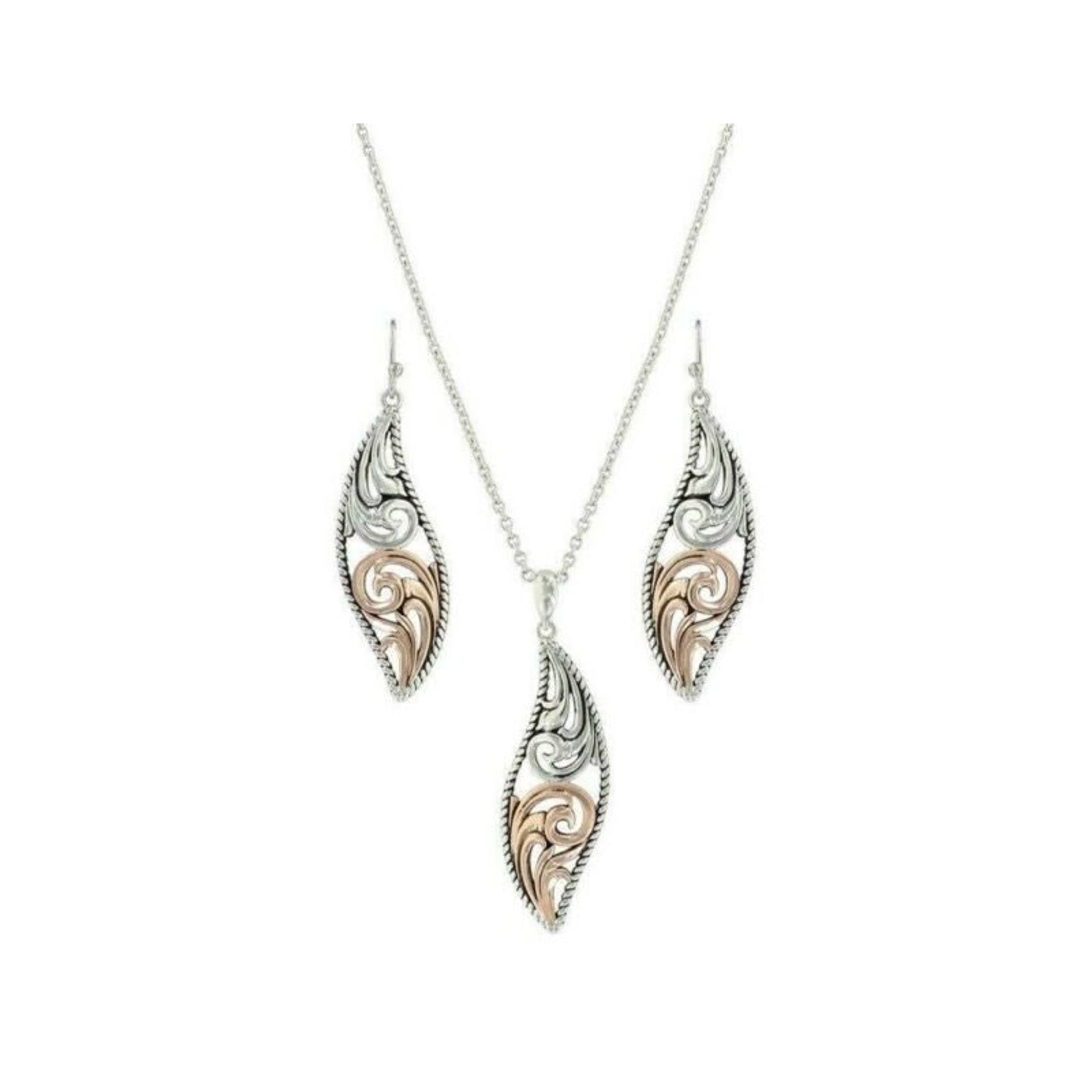 Montana Silversmiths Filigree Yin Yang Jewelry Set