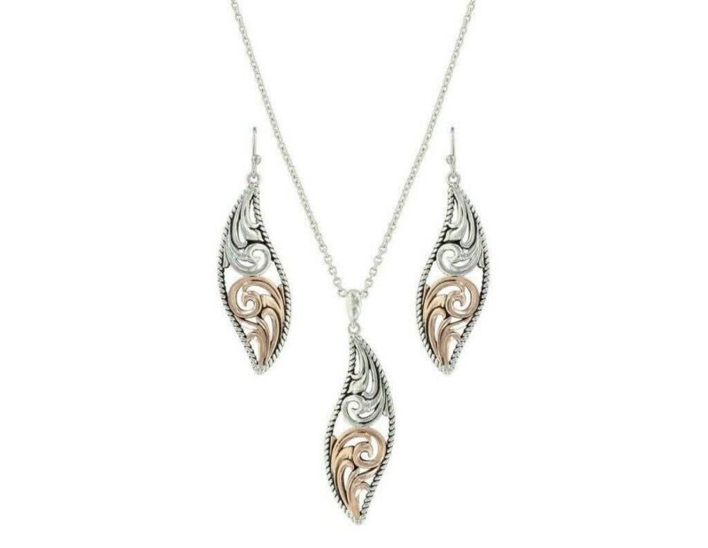 Montana Silversmiths Filigree Yin Yang Jewelry Set