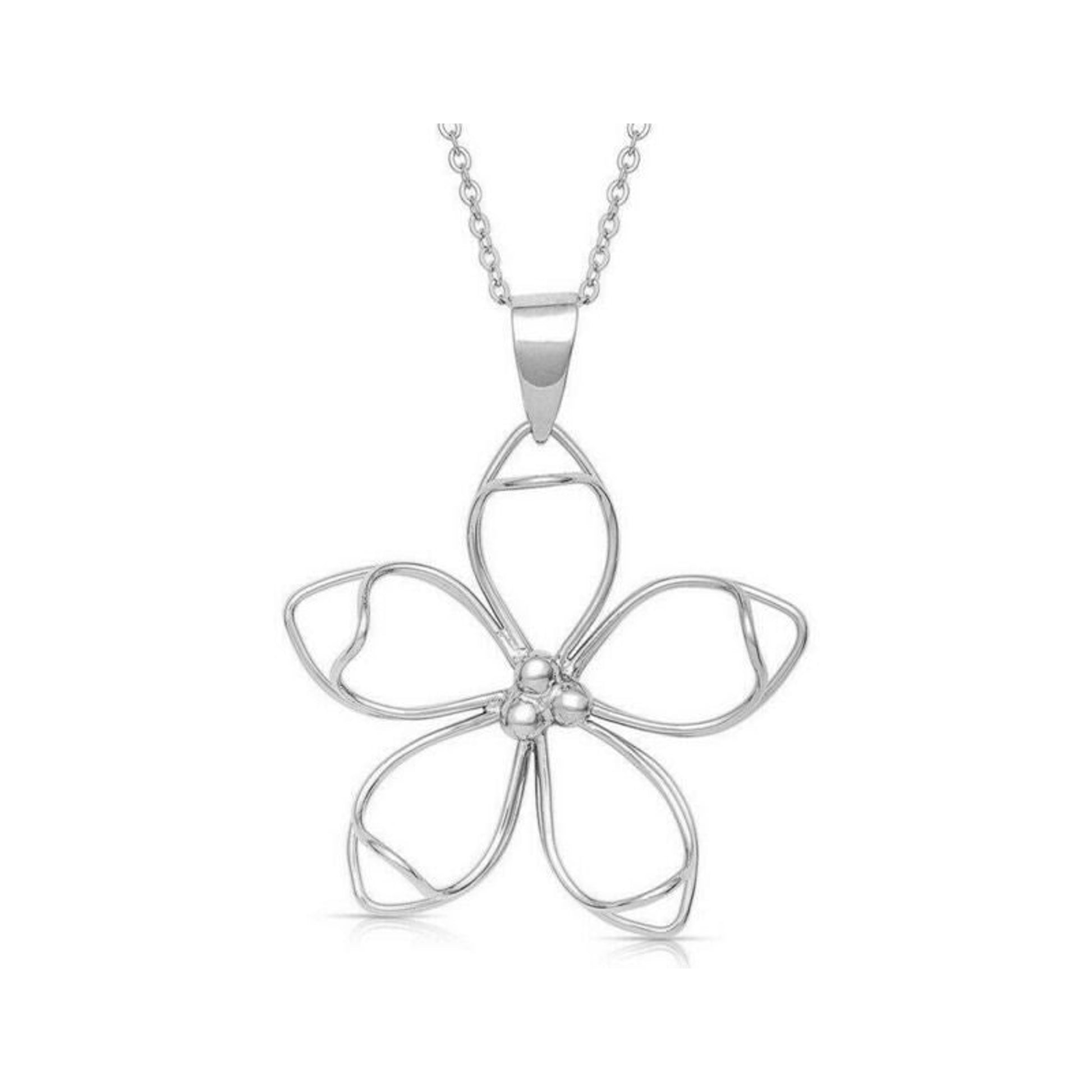 Montana Silversmiths Tipped Up Flower Necklace