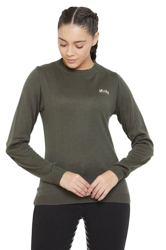 Equine Couture Ladies Icelandic Sweater M Purple