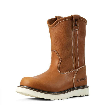 Ariat Mens Rebar Wedge Work Boots 11EE Golden Griz