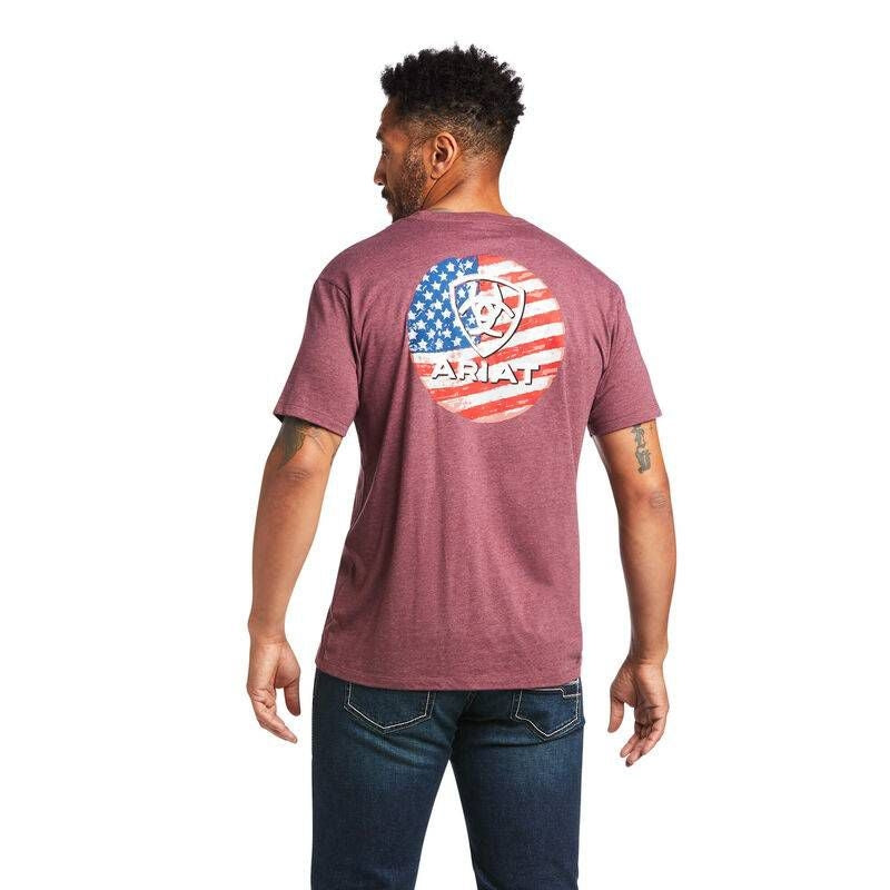 Ariat Mens Flag Circle T-Shirt