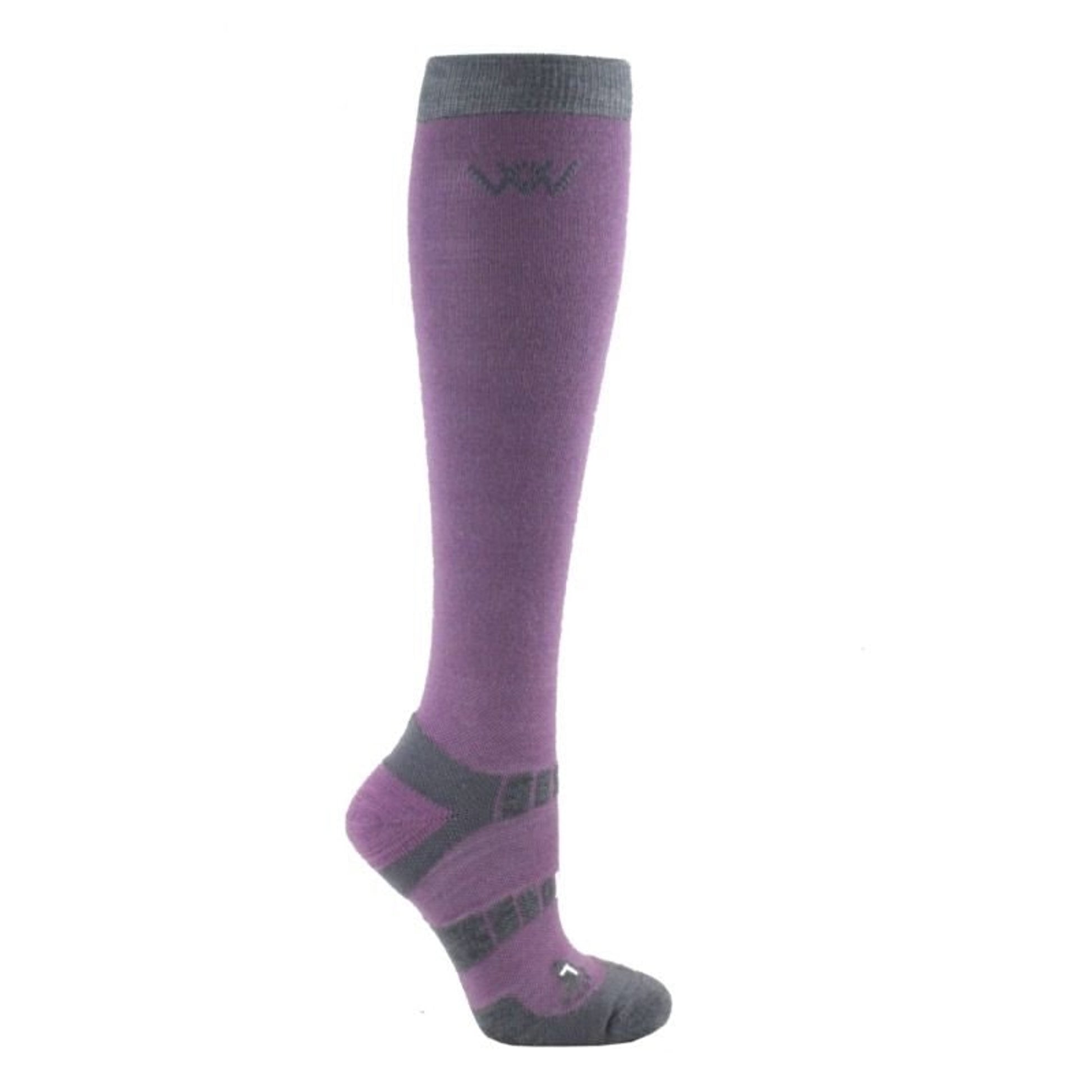 Woof Wear Bamboo Long Socks - 2 Pair LG Black