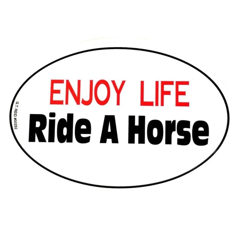 Euro Enjoy Life Ride A Horse Stickers Set Of 3