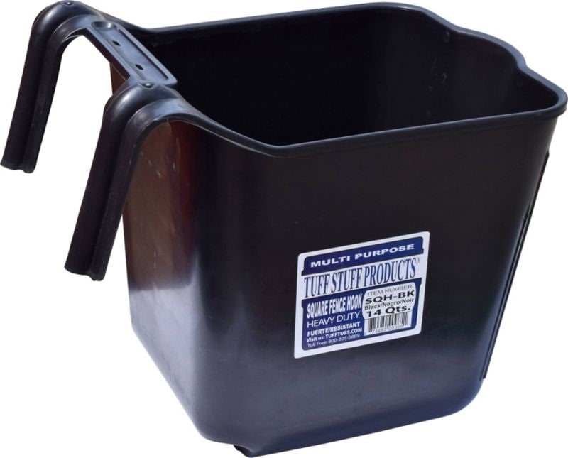 Tuff Stuff Square Fence Hook Bucket