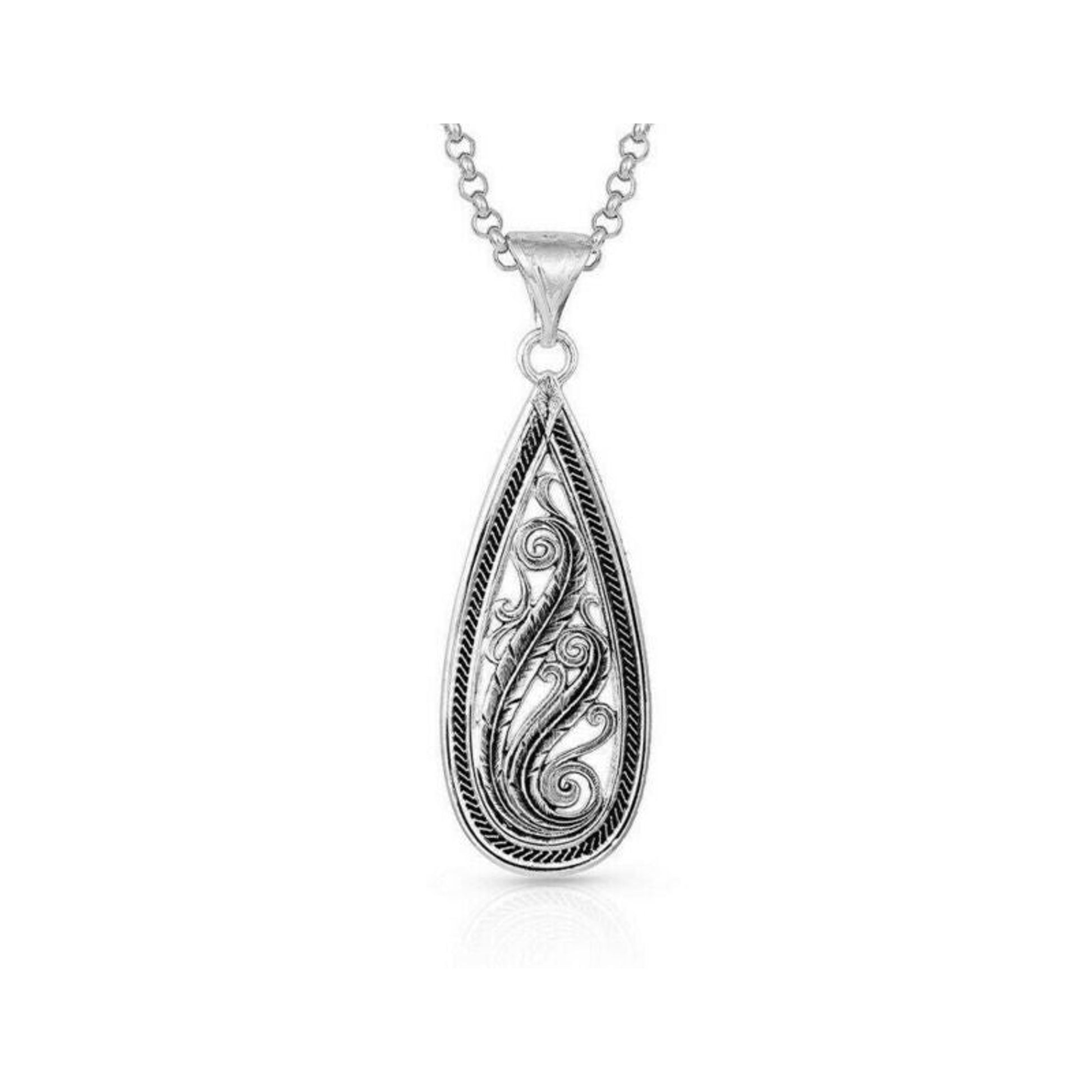 Montana Silversmiths Dancing Teardrop Necklace