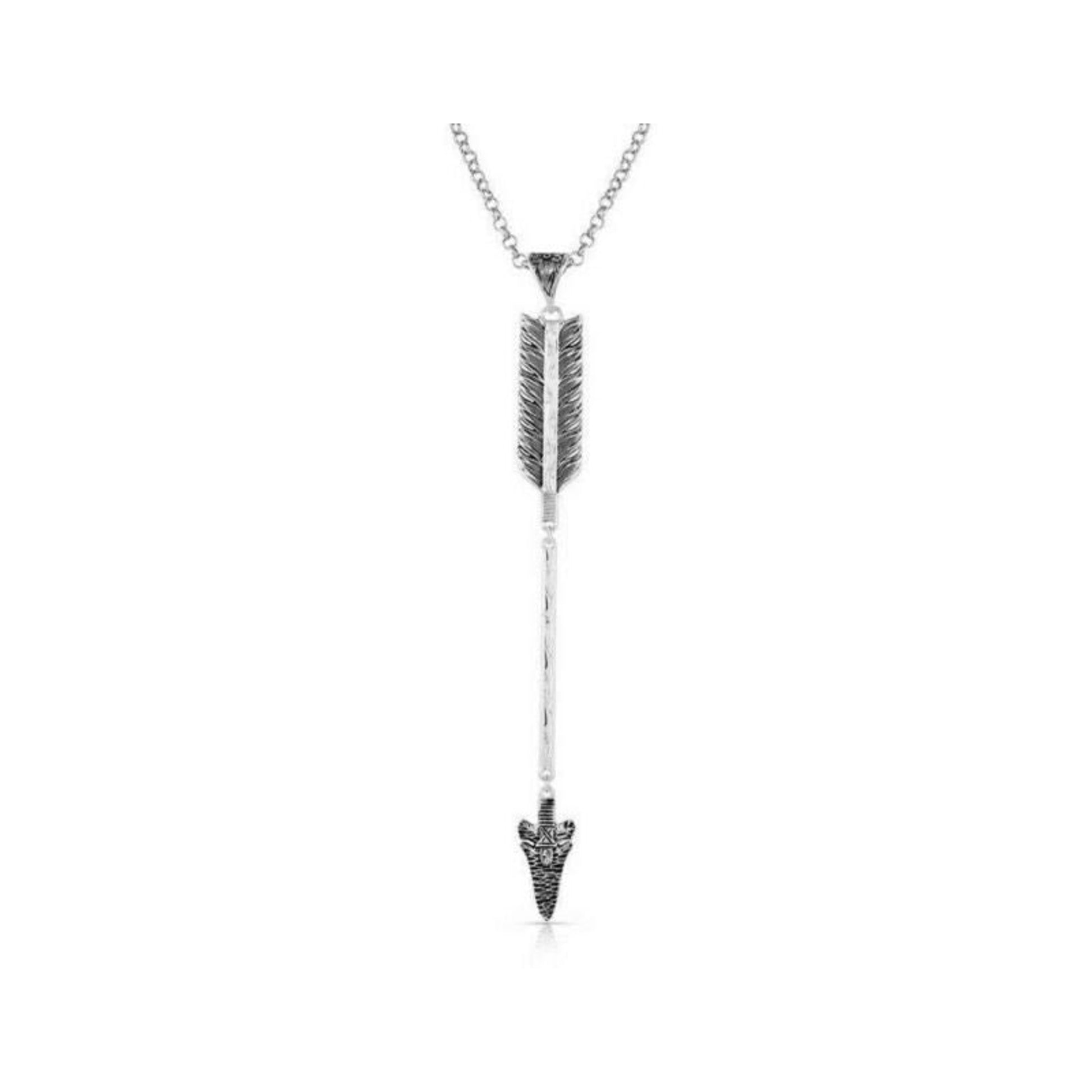 Montana Silversmiths Soaring Eagle Arrow Necklace
