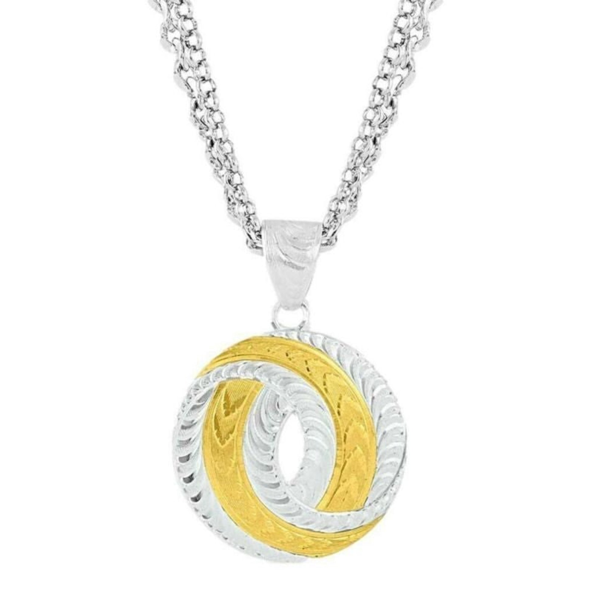 Montana Silversmiths Kaleidescope 2-Tone Necklace