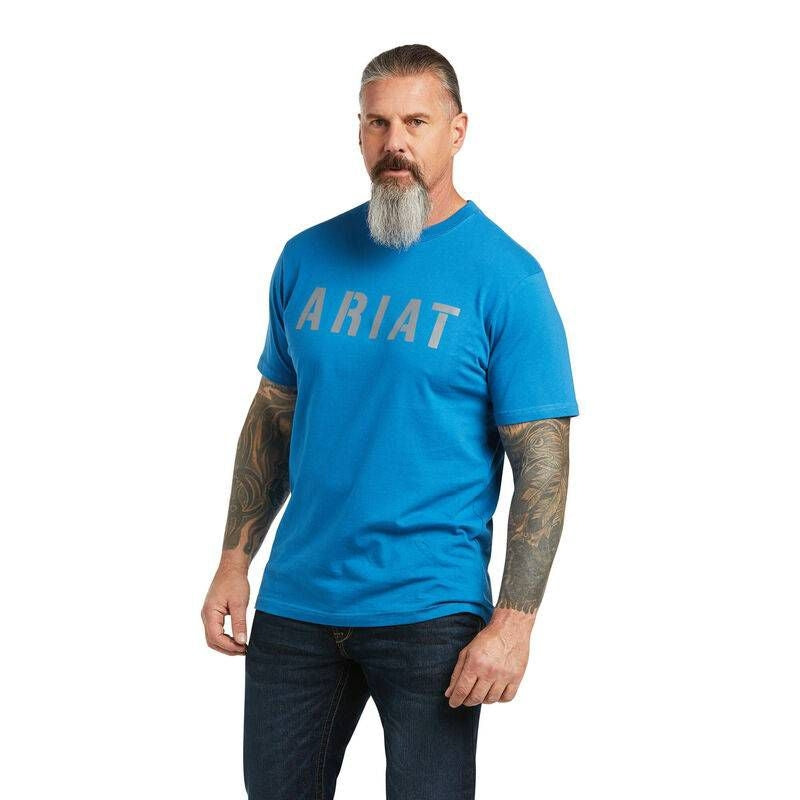 Ariat Mens Rebar Cotton Strong Block T-Shirt