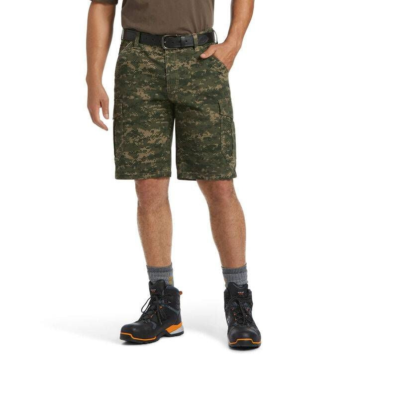 Ariat Mens Rebar DuraStretch Made Tough Cargo Shor